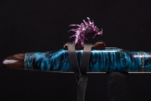 Boxelder Burl Native American Flute, Minor, Low E-4, #G16H